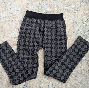 Children's Argyle Patterned Leggings
